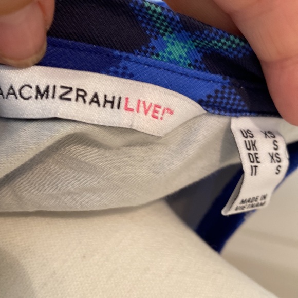 Jersey top in beautiful plaid. - Picture 3 of 3